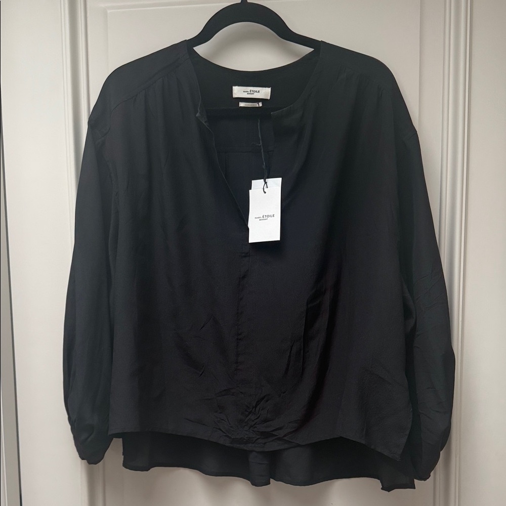 Isabel Marant Etoile Yacah silk blouse